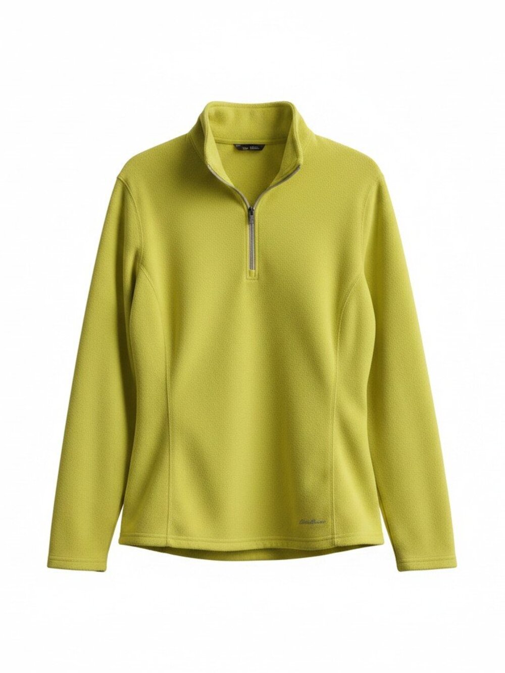 Eddie Bauer Quarter-Zip Fleece Pullover - Chartreuse / Lime Green - Size XL